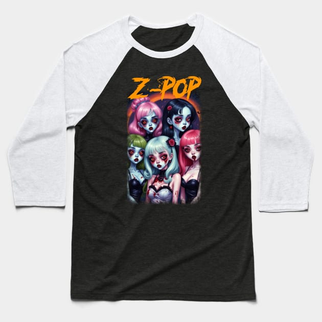 Z-Pop Baseball T-Shirt by KawaiiDread